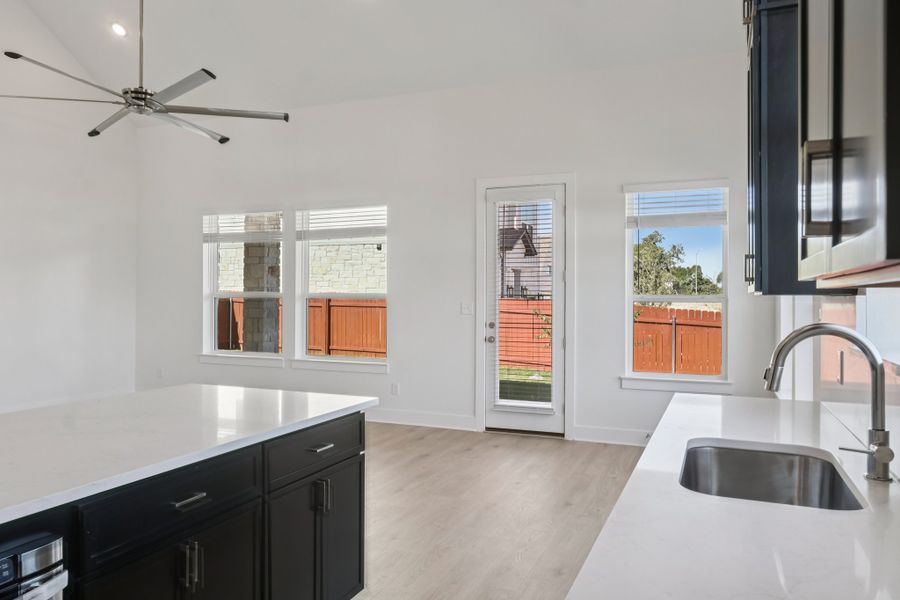 Furnished interior view inside a new home in Sauls Ranch, Round Rock (Image 9). Furnished interior view inside a new home in Sauls Ranch, Round Rock (Image 9).