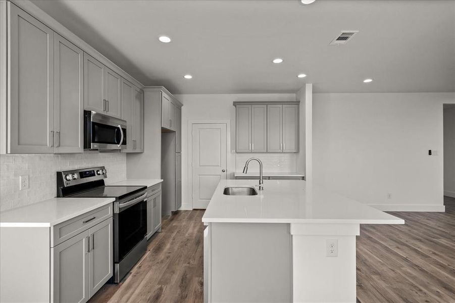 Furnished interior view inside a new home in Briar Branch Estates, Celeste (Image 10). Furnished interior view inside a new home in Briar Branch Estates, Celeste (Image 10).