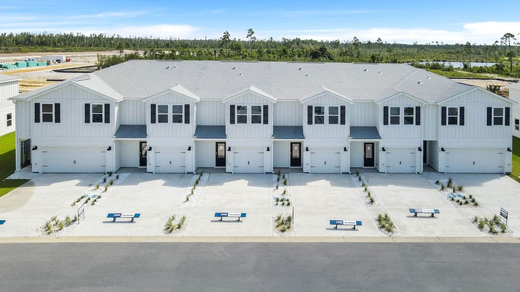 Front exterior of a new home in Salt Creek at Mexico Beach, Mexico Beach, FL, highlighting curb appeal (Image 16).