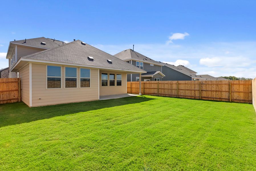 Representative exterior details of a home built from the Georgia by Ashton Woods in Cannon Ranch 45s, Dripping Springs (Image 33).