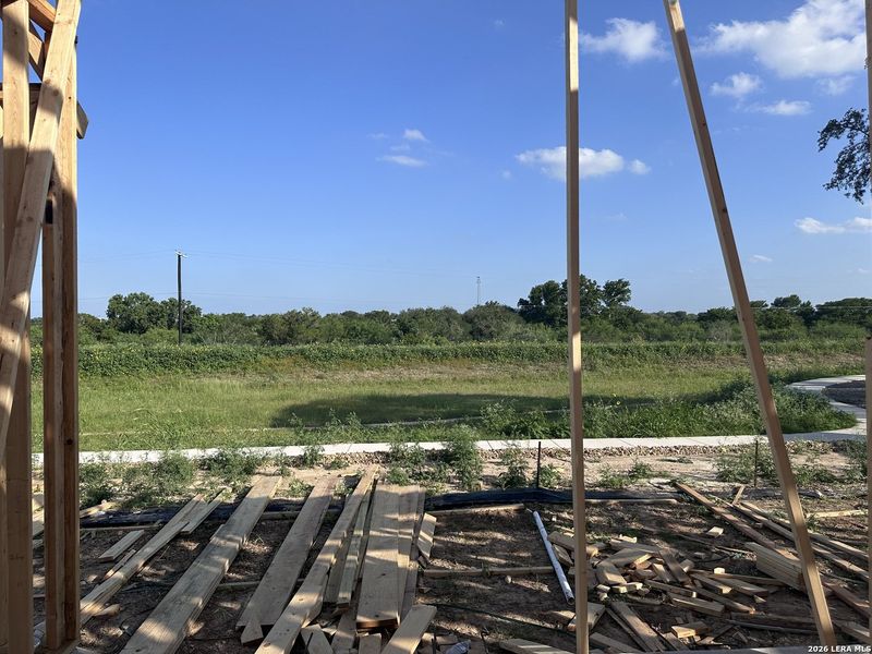 In-progress construction of a new home in Village at Three Oaks, Seguin, TX (Image 19). In-progress construction of a new home in Village at Three Oaks, Seguin, TX (Image 19).