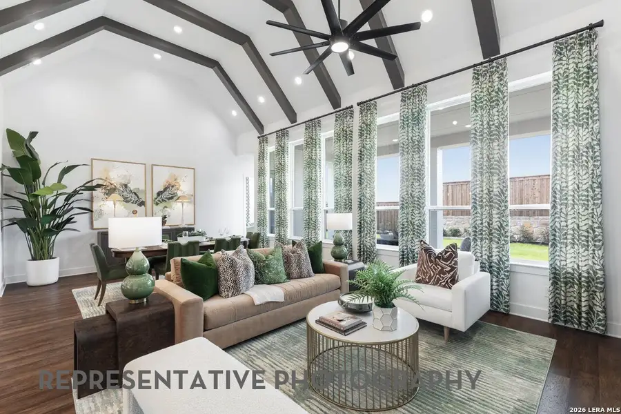 Furnished interior view inside a new home in Hallie's Cove, Schertz (Image 5).