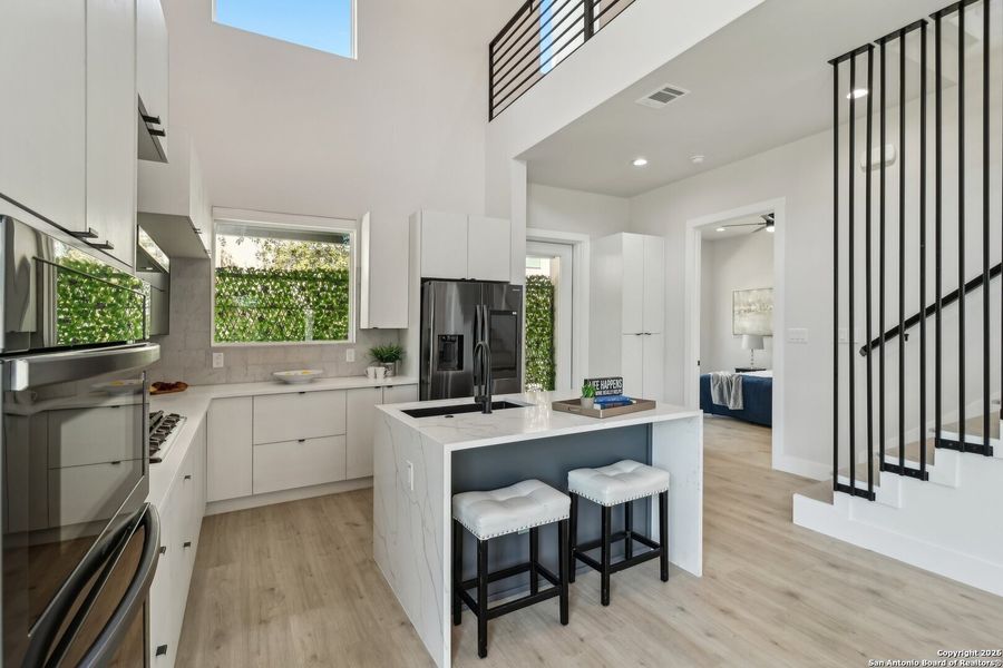 Furnished interior view inside a new home in , San Antonio (Image 7).