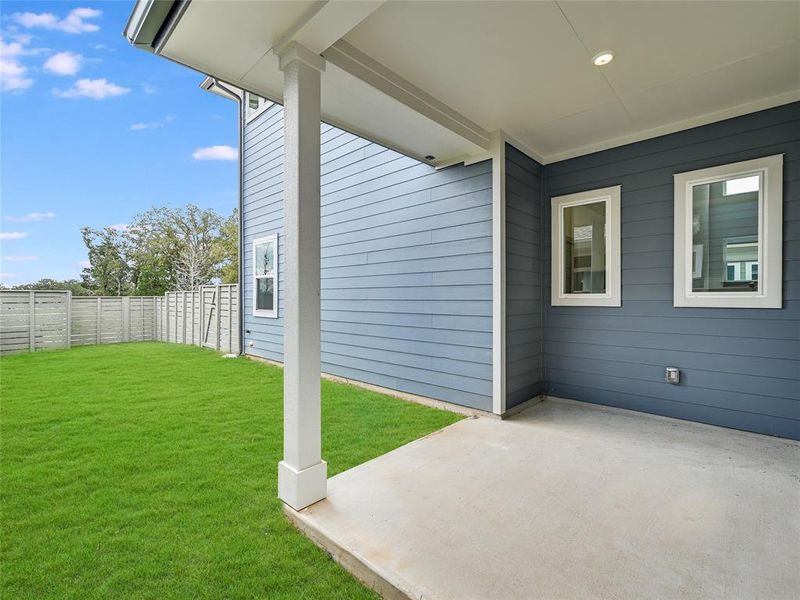 Back Covered Porch