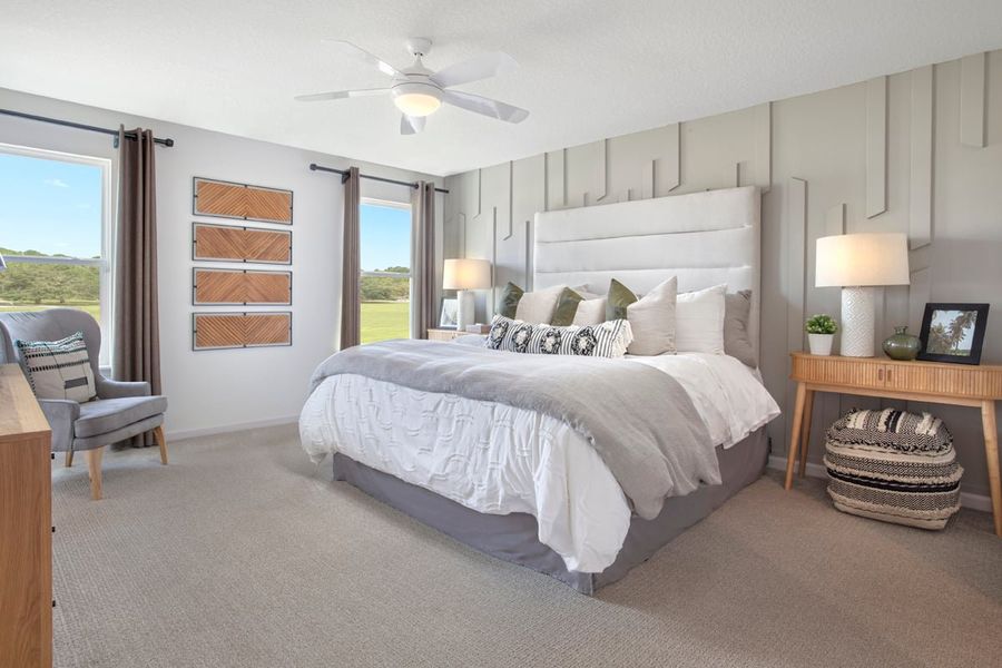 Representative furnished interior of a home built from the 1769 Modeled by KB Home in Sabal Estates, St. Augustine (Image 6).