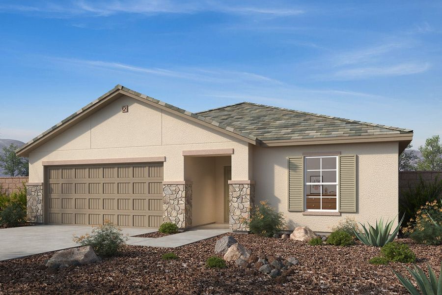 Exterior C with optional stone