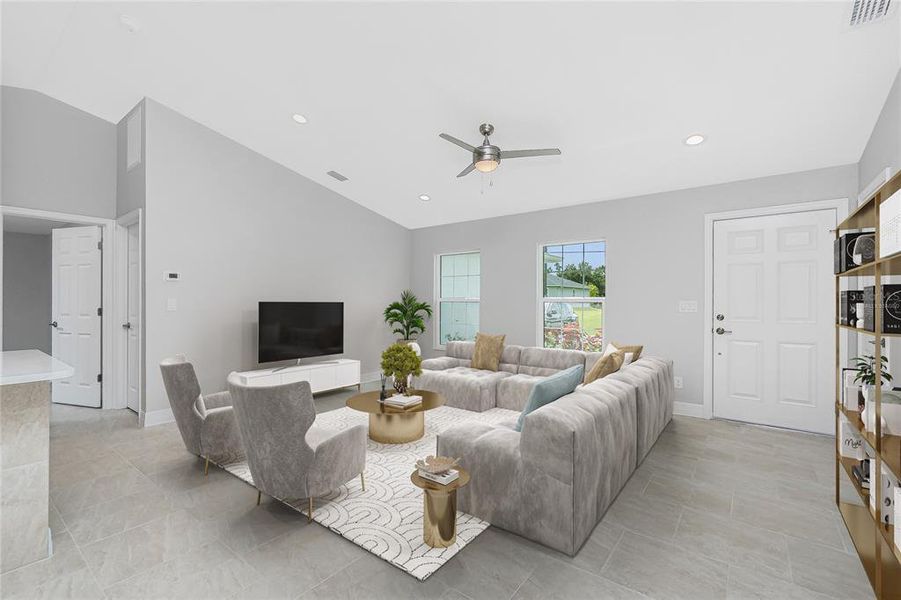 Furnished interior view inside a new home in , North Port (Image 14). Furnished interior view inside a new home in , North Port (Image 14).