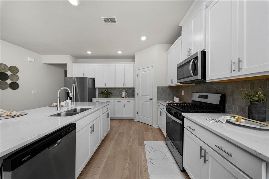 Furnished interior view inside a new home in , Canton (Image 13).