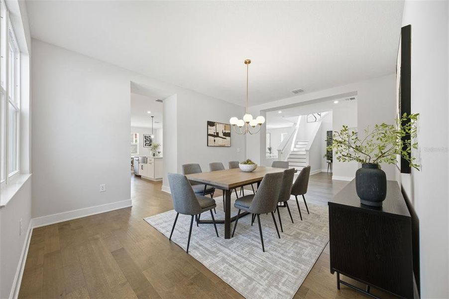 Furnished interior view inside a new home in , Tampa (Image 15).