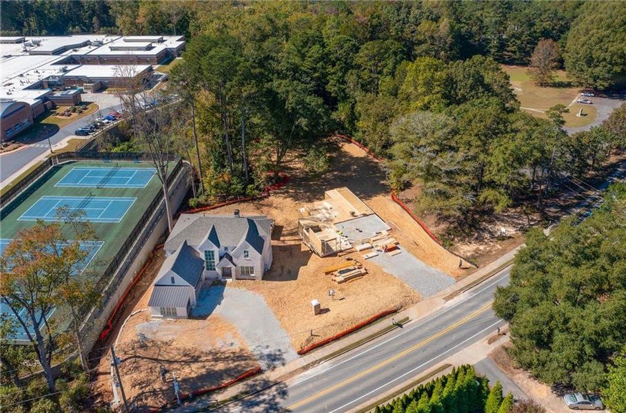 In-progress construction of a new home in , Roswell, GA (Image 6). In-progress construction of a new home in , Roswell, GA (Image 6).