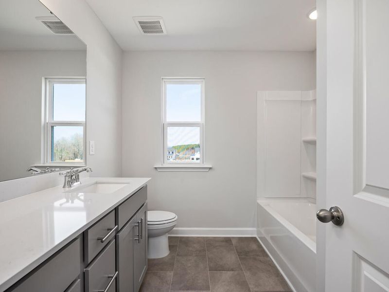 Furnished interior view inside a new home in Tobacco Road, Angier (Image 9).