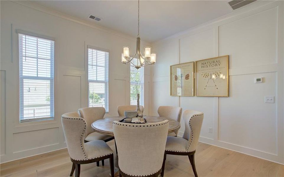 Furnished interior view inside a new home in Promenade Ridge, Marietta (Image 17).