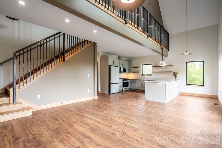 Furnished interior view inside a new home in , Weaverville (Image 5).