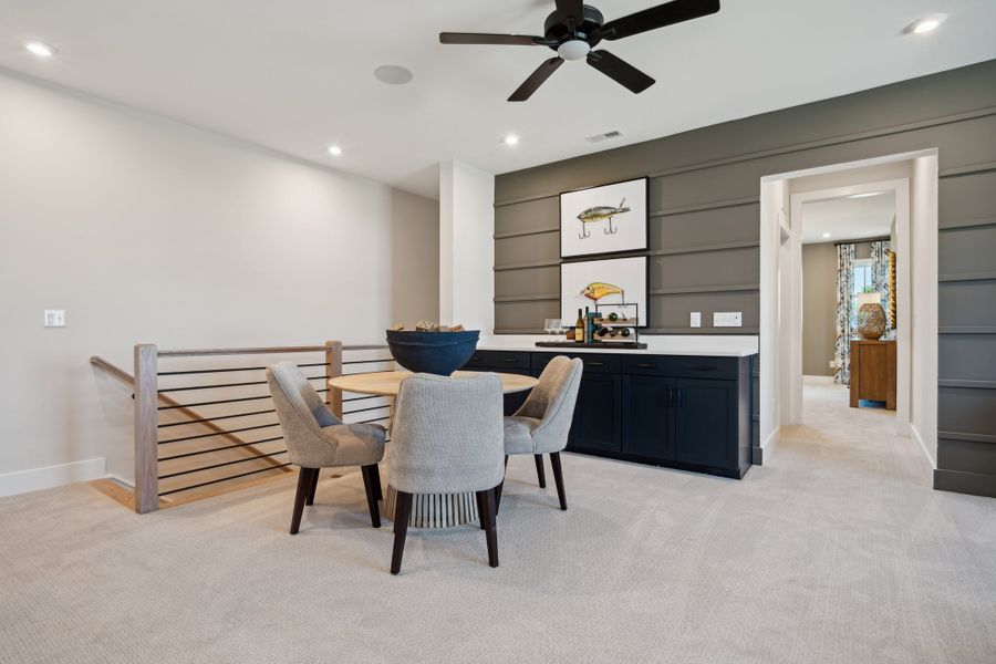 Representative furnished interior of a home built from the Torrence by Tri Pointe Homes in Seven Oaks, Belmont (Image 21).
