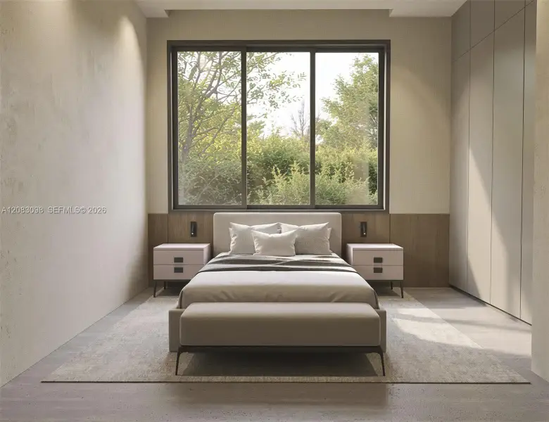 Furnished interior view inside a new home in , Miami Springs (Image 20).