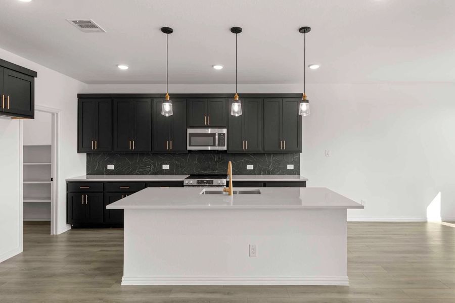 Kitchen featuring the Noir Collection