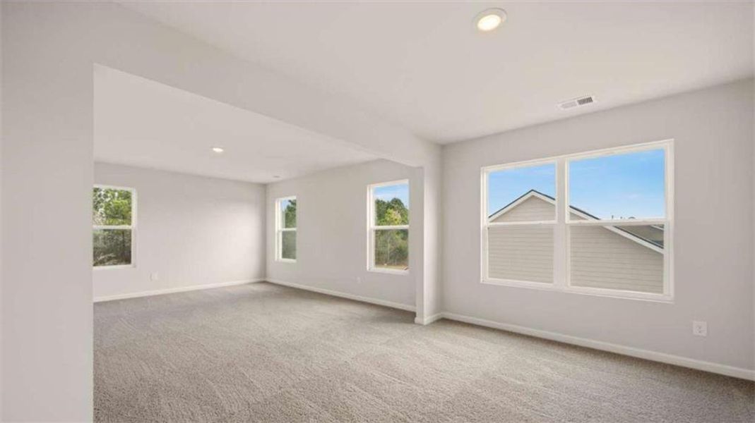 Spacious, unfurnished interior of a new home in Bridle Creek, Locust Grove (Image 24).