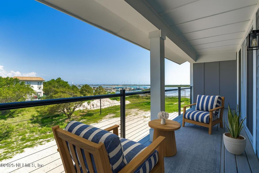 Exterior details and patio area of a home in , St. Augustine (Image 4). Exterior details and patio area of a home in , St. Augustine (Image 4).
