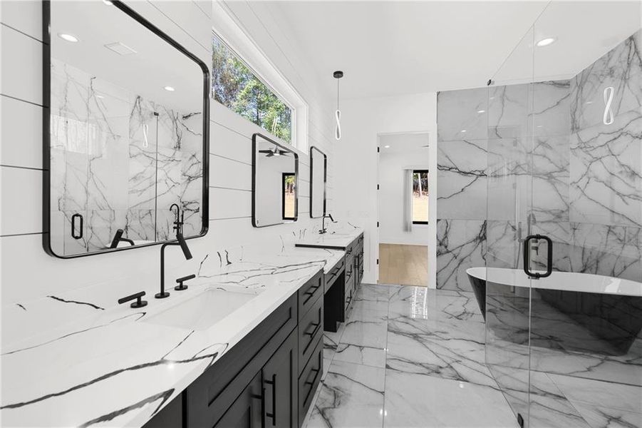 Furnished interior view inside a new home in , Sugar Hill (Image 11).
