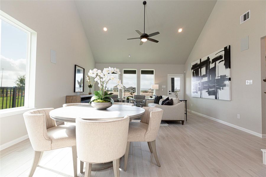 Furnished interior view inside a new home in , Conroe (Image 22).