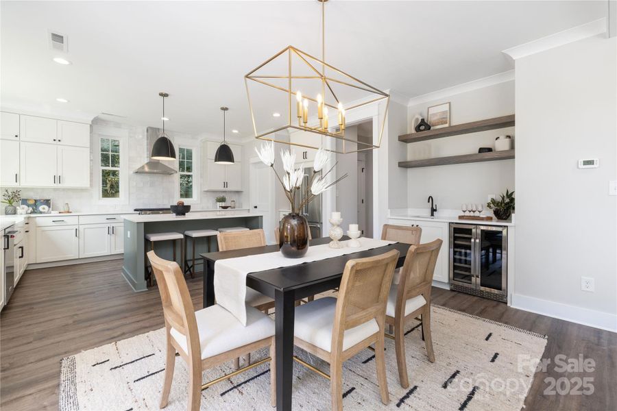 Furnished interior view inside a new home in , Charlotte (Image 12). Furnished interior view inside a new home in , Charlotte (Image 12).