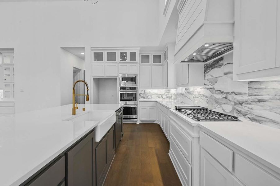 Furnished interior view inside a new home in Elyson: 80ft. lots, Katy (Image 4). Furnished interior view inside a new home in Elyson: 80ft. lots, Katy (Image 4).