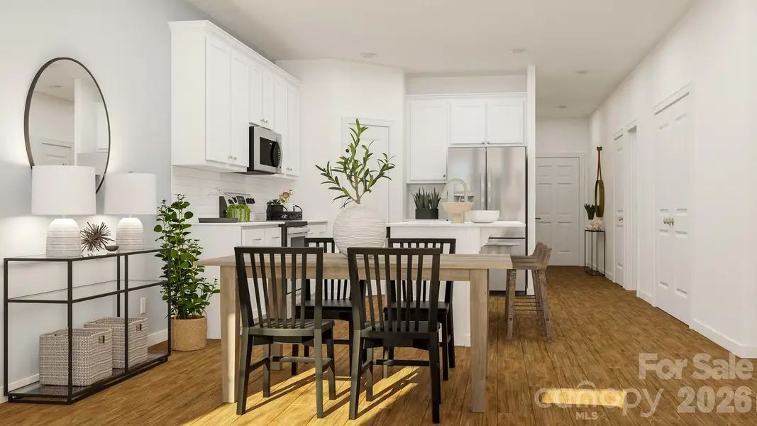 Furnished interior view inside a new home in The Vines, Charlotte (Image 7).