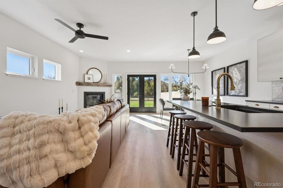 Furnished interior view inside a new home in , Golden (Image 13).