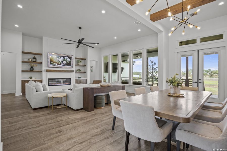 Furnished interior view inside a new home in , Bulverde (Image 10).