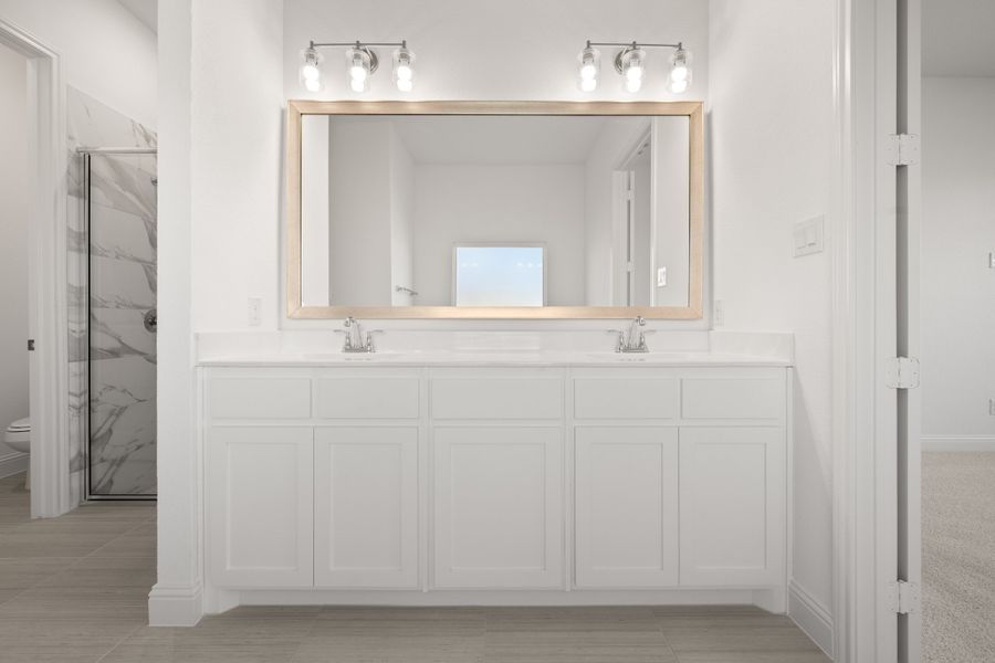 Furnished interior view inside a new home in Timberbrook, Justin (Image 11).