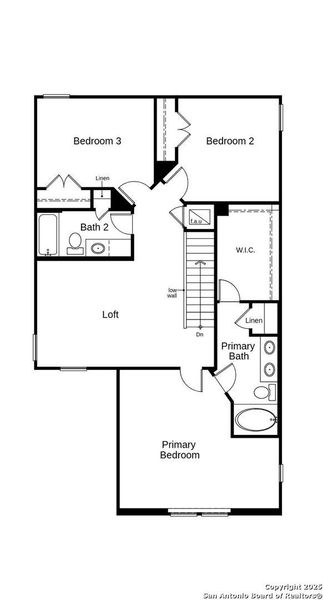 2D floor plan layout of this home in , San Antonio, TX (Image 3).