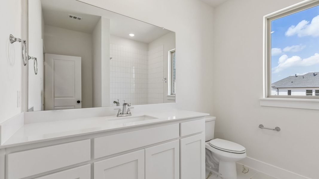 Furnished interior view inside a new home in Painted Tree 50' Series, McKinney (Image 11).