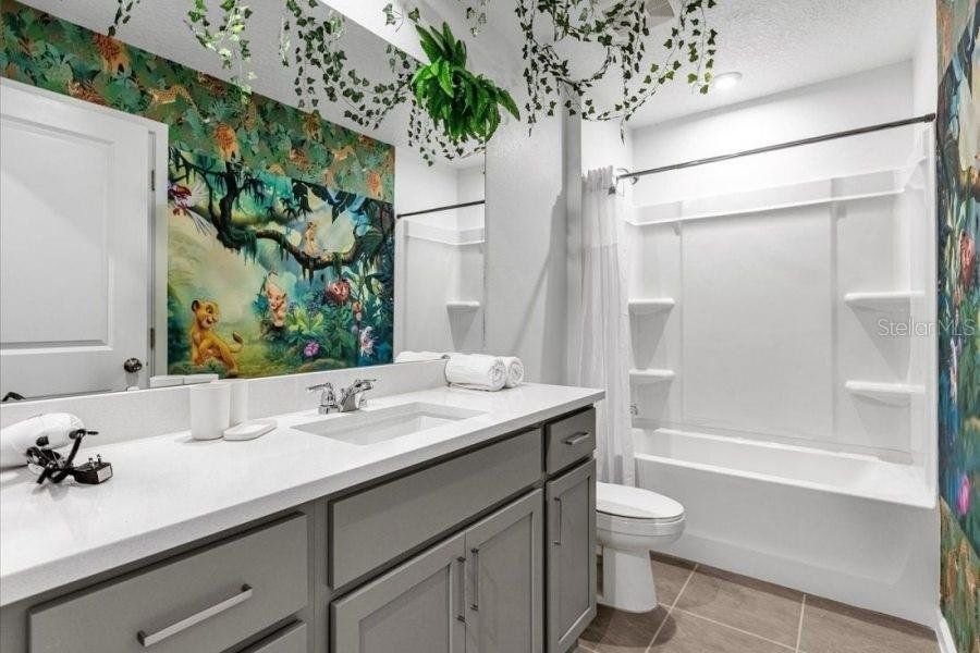 Furnished interior view inside a new home in , Kissimmee (Image 26).