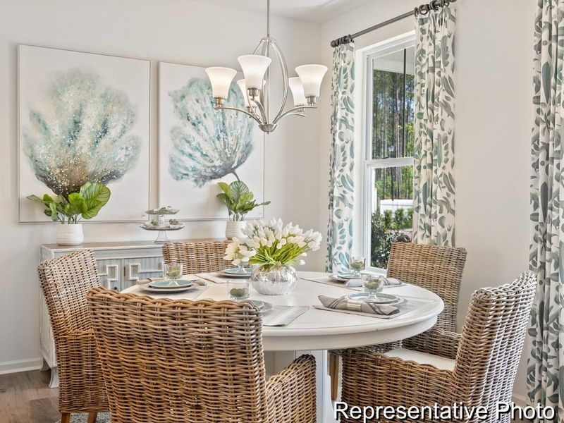 Furnished interior view inside a new home in , Ravenel (Image 20).
