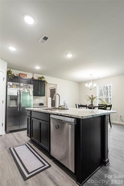 Furnished interior view inside a new home in , Kings Mountain (Image 16).