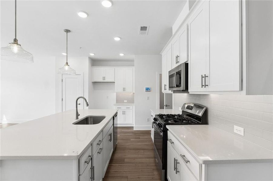Furnished interior view inside a new home in Grandview Terrace, Canton (Image 6).
