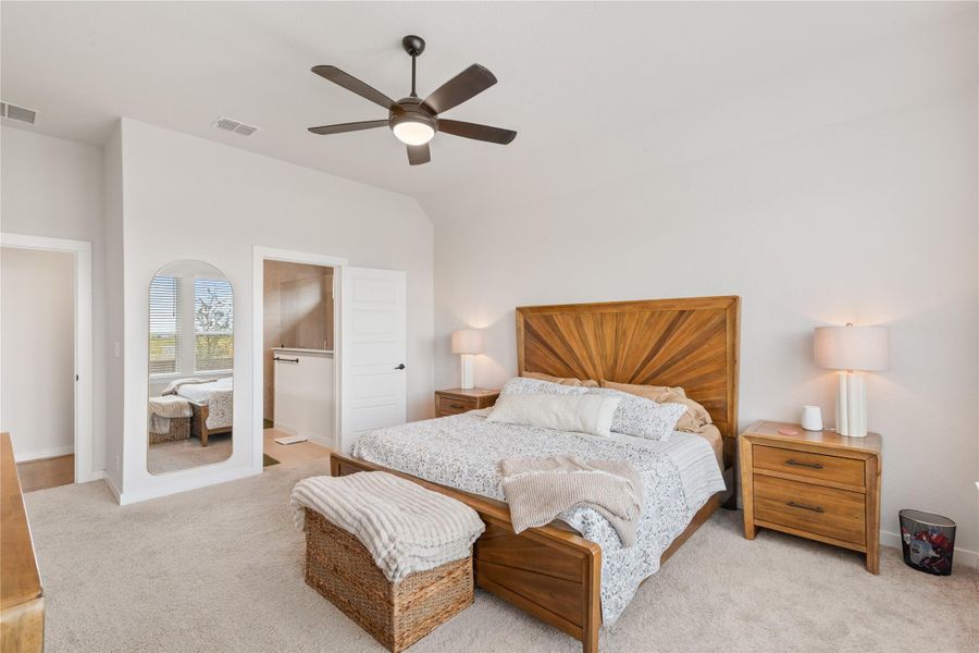 Furnished interior view inside a new home in Mayfair - Select Garden Series, New Braunfels (Image 14). Furnished interior view inside a new home in Mayfair - Select Garden Series, New Braunfels (Image 14).