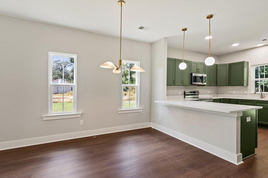 Furnished interior view inside a new home in , Ravenel (Image 5).
