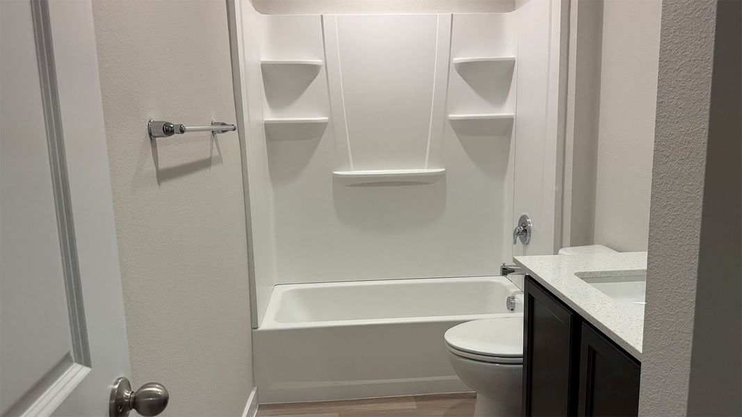 Furnished interior view inside a new home in London Towne, Corpus Christi (Image 7). Furnished interior view inside a new home in London Towne, Corpus Christi (Image 7).