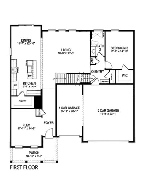 2D floor plan layout of this home in Vantage, Berthoud, CO (Image 3).