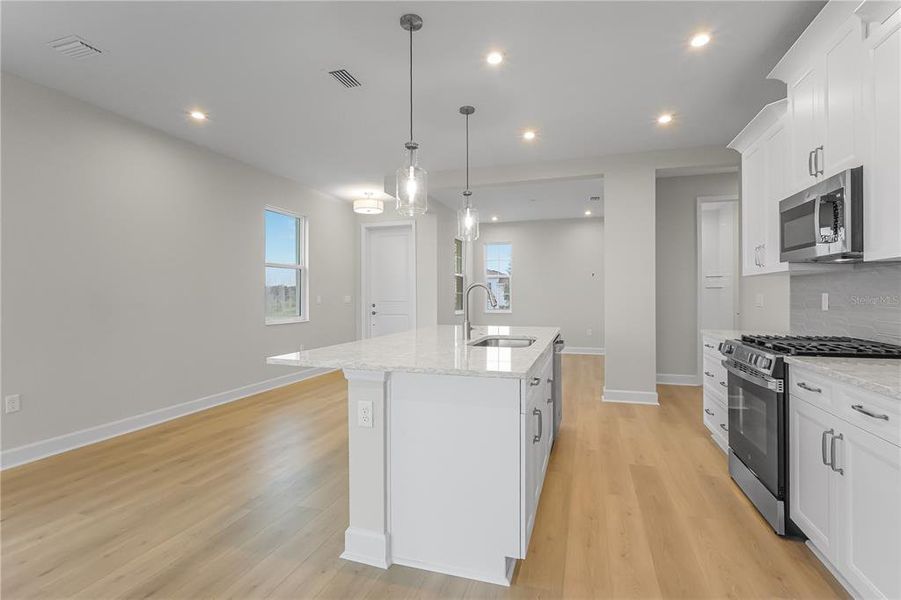 Furnished interior view inside a new home in Cresswind at Hammock Oaks, Lady Lake (Image 15).