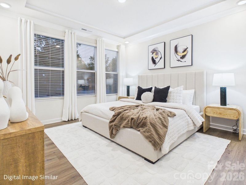 Furnished interior view inside a new home in , Charlotte (Image 6).