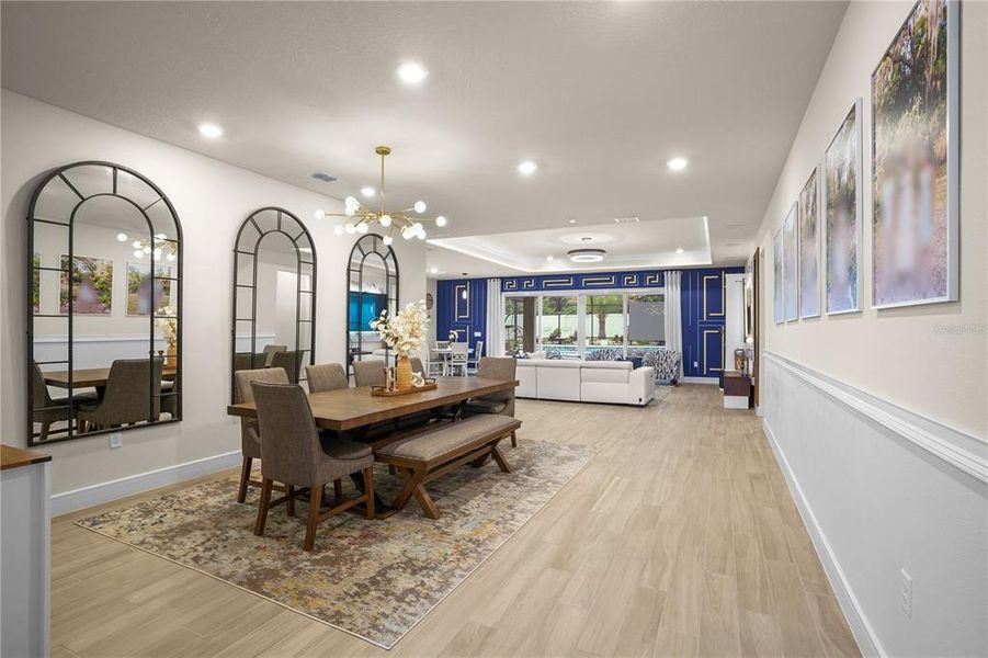 Furnished interior view inside a new home in Winding Meadows, Apopka (Image 9).