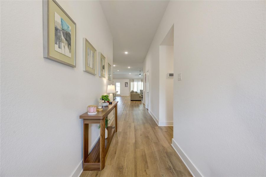 Furnished interior view inside a new home in Marvida, Cypress (Image 5).