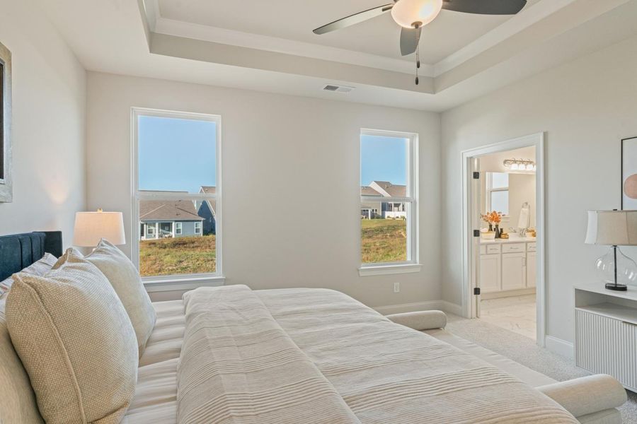 Furnished interior view inside a new home in Woodbridge Glen, Lebanon (Image 32).
