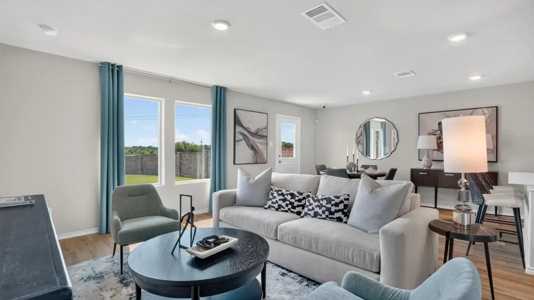 Furnished interior view inside a new home in Springhill South, Boyd (Image 14).