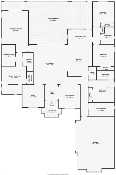 2D floor plan layout of this home in , Enterprise, FL (Image 5).
