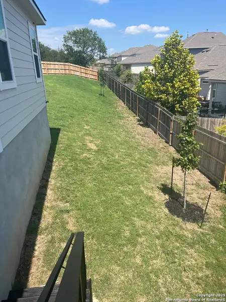 Front exterior of a new home in Weston Oaks, San Antonio, TX, highlighting curb appeal (Image 1). Front exterior of a new home in Weston Oaks, San Antonio, TX, highlighting curb appeal (Image 1).