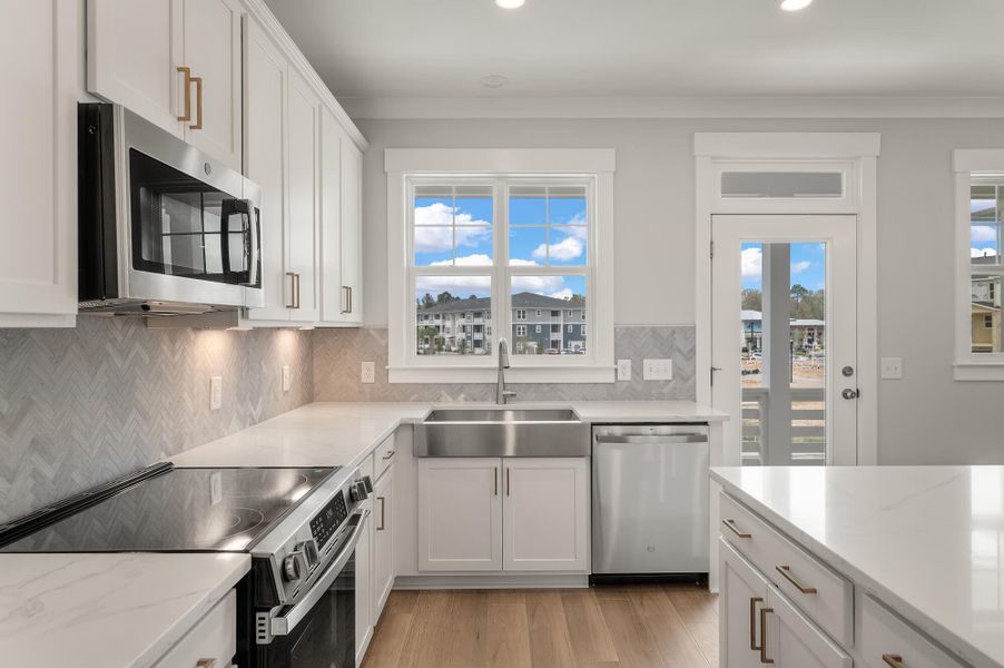 Furnished interior view inside a new home in New Riverside Village, Bluffton (Image 11). Furnished interior view inside a new home in New Riverside Village, Bluffton (Image 11).