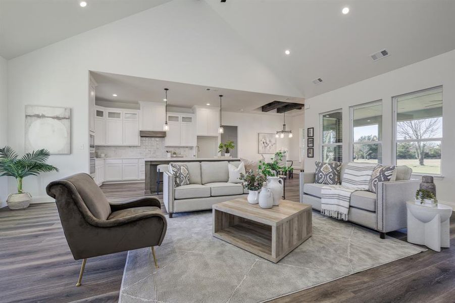 Furnished interior view inside a new home in , Farmersville (Image 19).